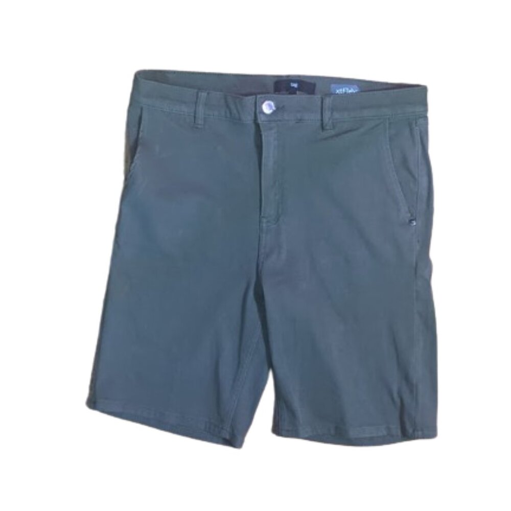 Men's Khaki Green Brushed Cotton  Shorts Size 31 ---